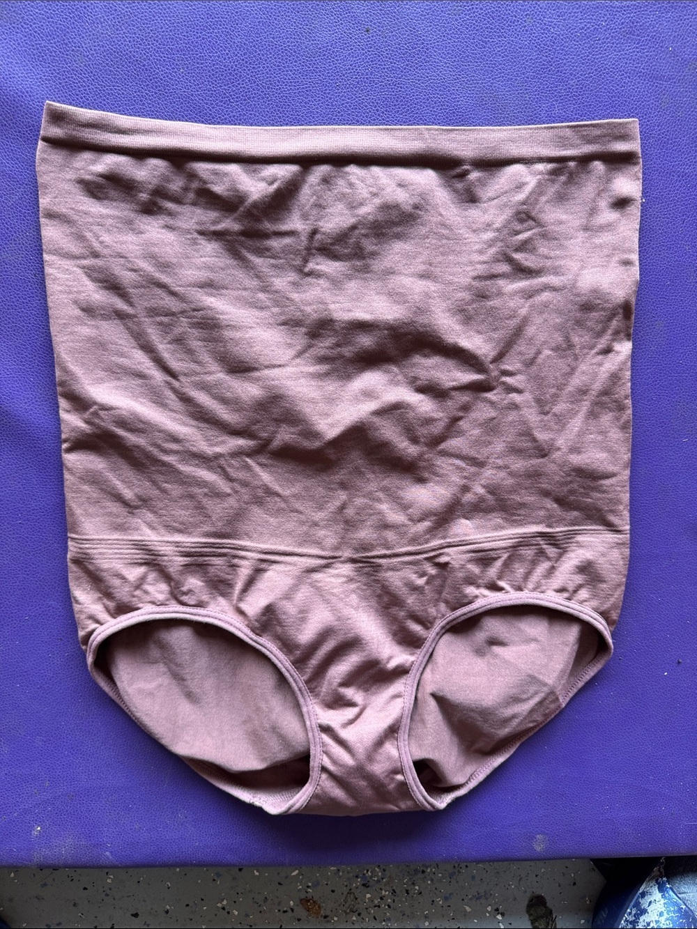 Skinnygirl High-Waist Smoother Brief in Mauve Pink
